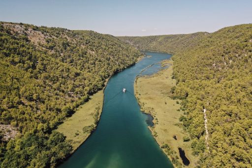 A river in the Krka National Park