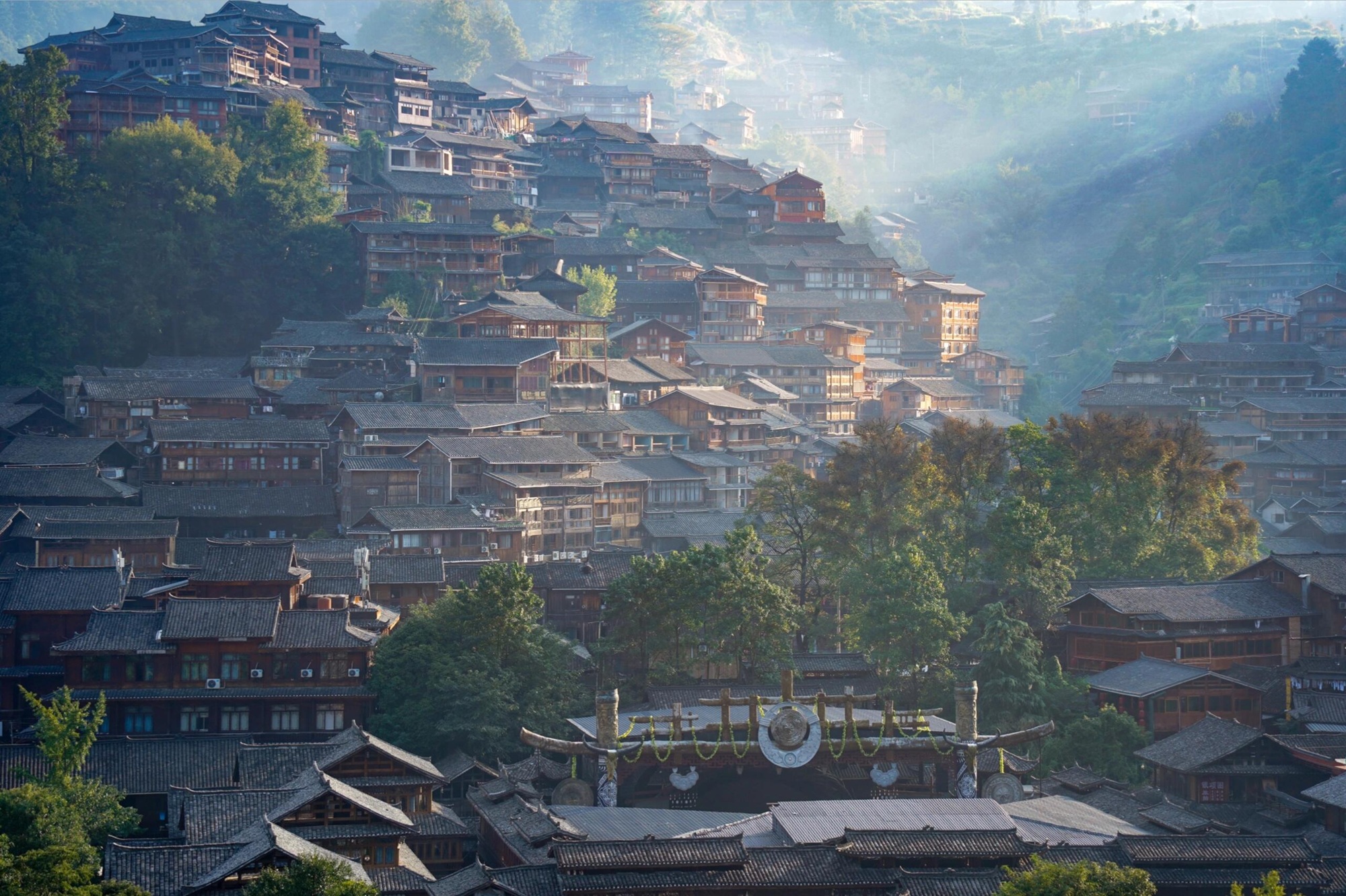 One-day cultural tour to Xijiang Miao Village in Qiandongnan.