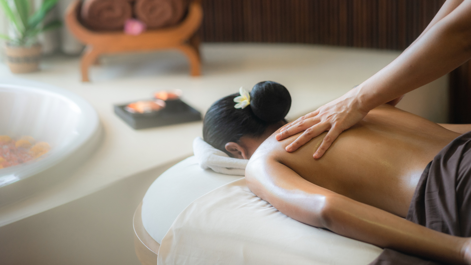 巴厘島坎迪海灘度假村（Candi Beach Resort）的Ocean Spa
