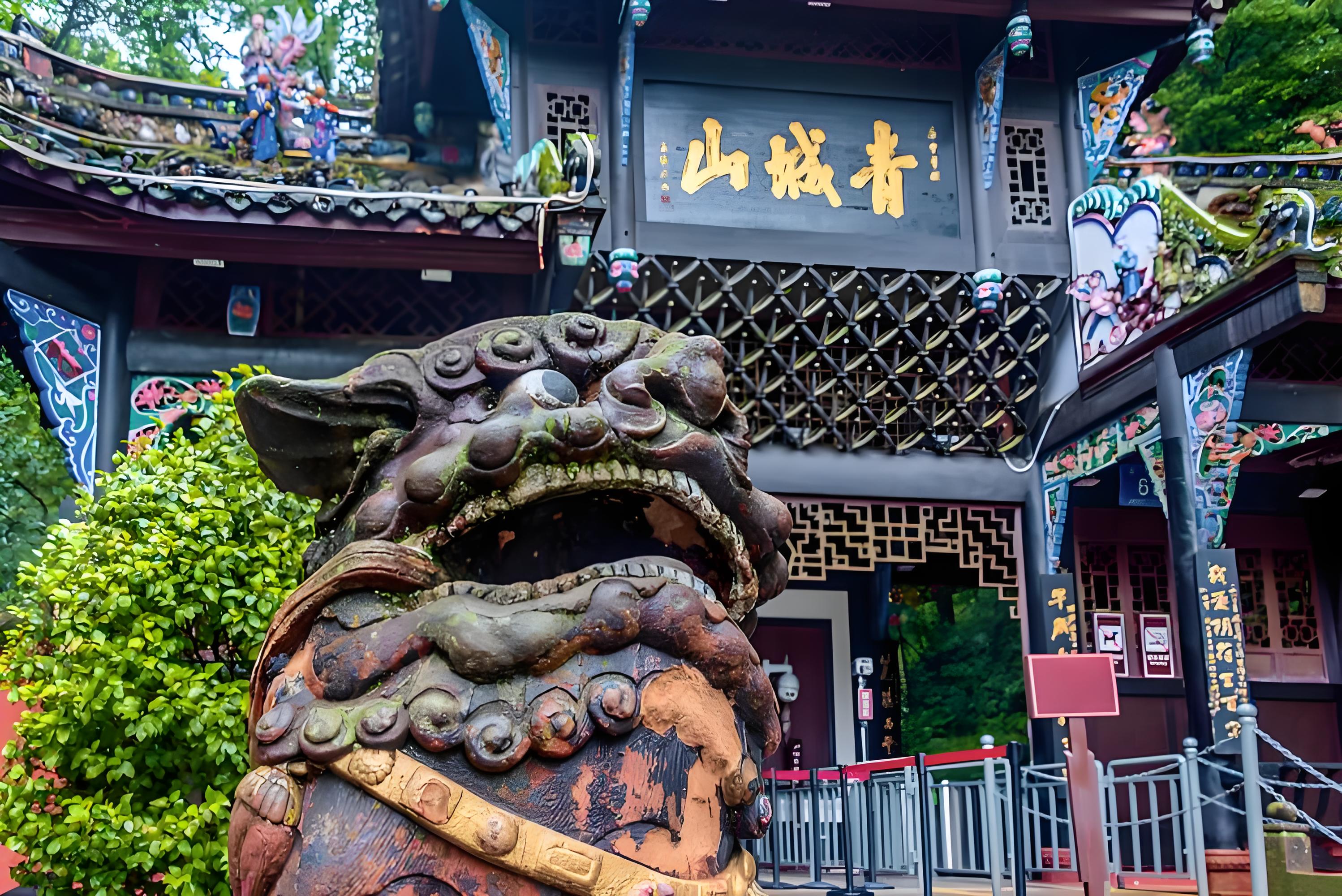 青城山是中國道教發源地之一，以“青城天下幽”的深邃清麗聞名，是世界文化遺產都江堰的重要組成部分。