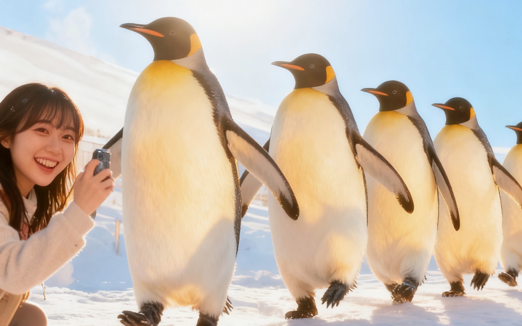 One-Day Tour to Asahikawa Zoo in Hokkaido: Ningle Terrace/Biei Farm Land Snow Park/Shiraito Falls - Departure from Sapporo (Chinese and English Tour Guides)