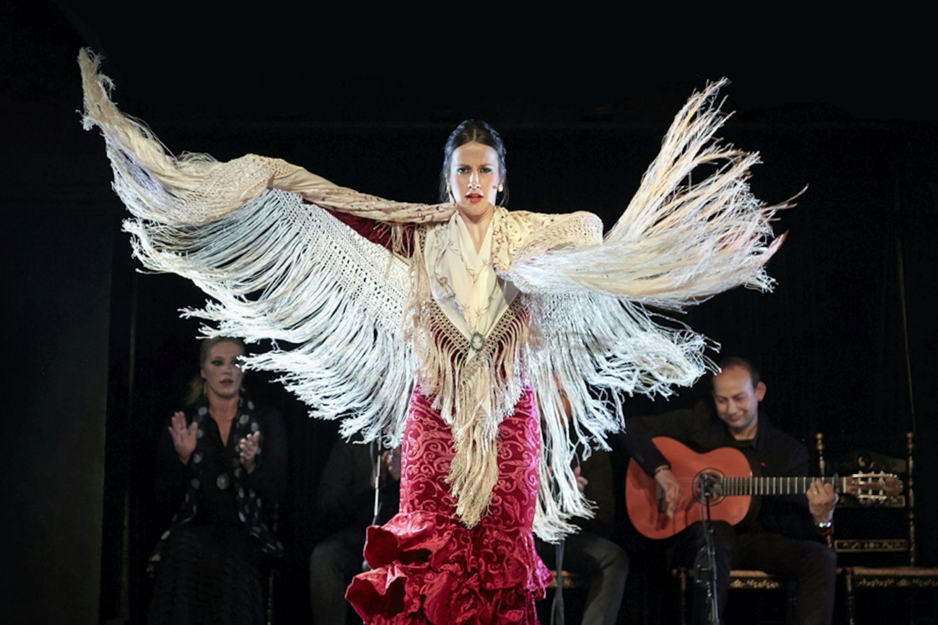 Watch flamenco come alive with powerful dancing and soulful guitar melodies