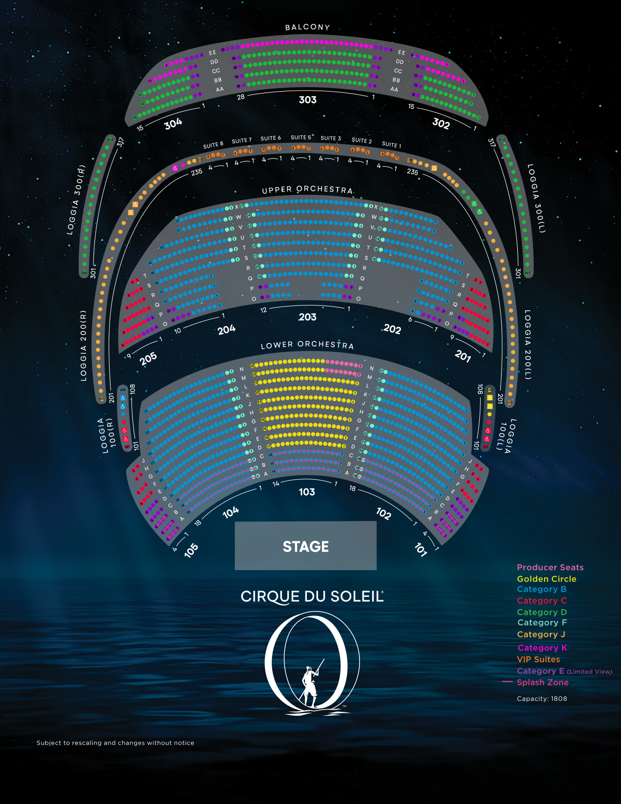 Cirque du Soleil Show Ticket in Las Vegas