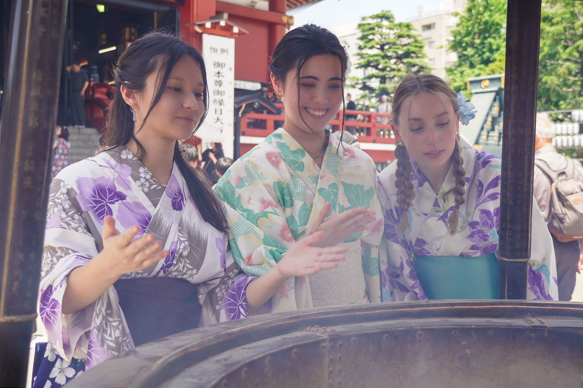 Explore Asakusa Traditions and Food in a Kimono
