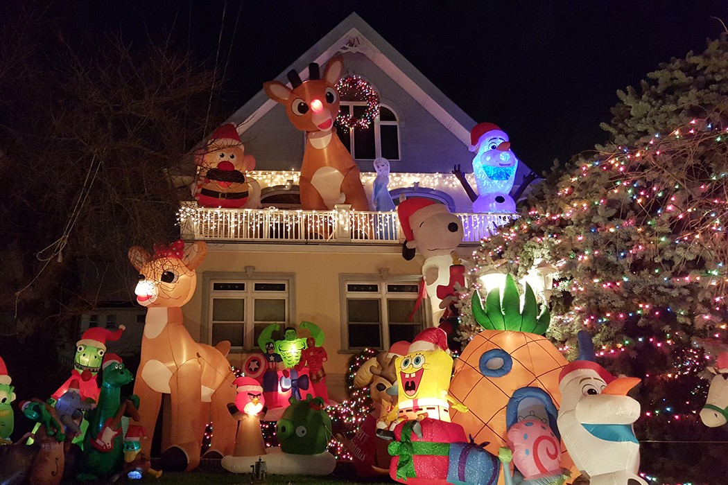 Dyker Heights Brooklyn Christmas Lights Tour from New York