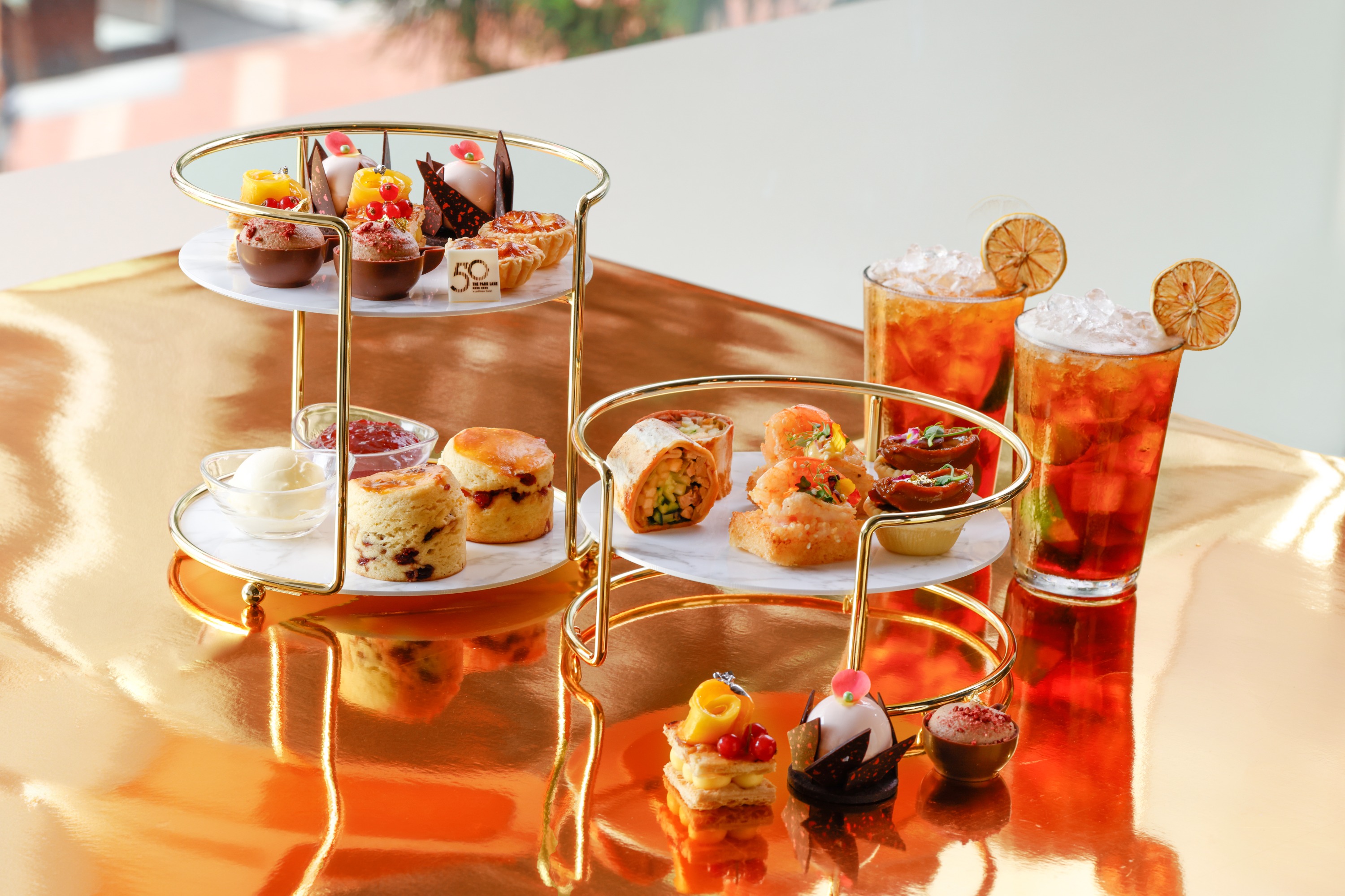 柏宁酒店 The Park Lane Hong Kong,a Pullman Hotel｜大堂酒廊 Ebb & Flow｜下午茶、晚市套餐