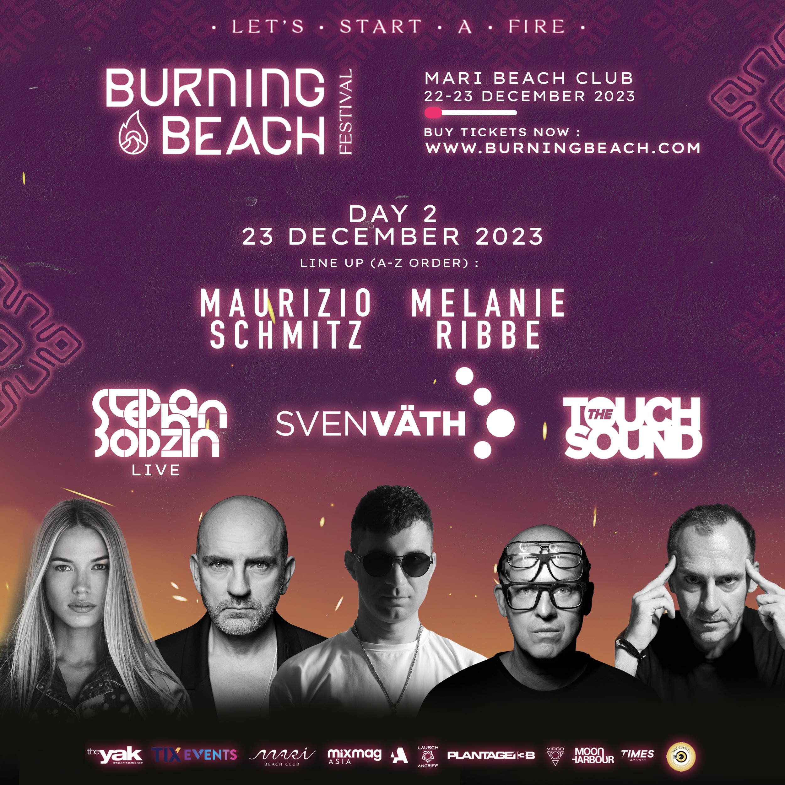 Burning Beach Festival Admission at Mari Beach Club Bali