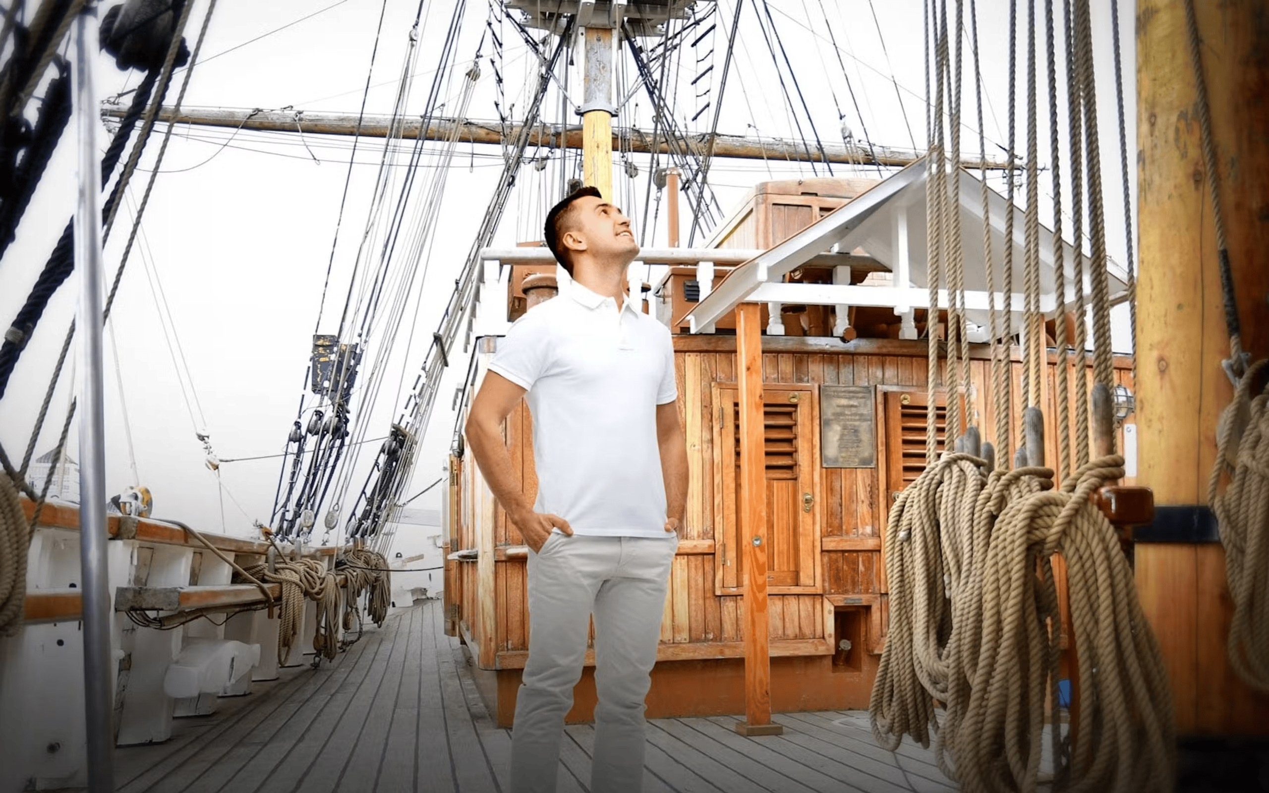 Appreciate the meticulous replica of the Jeanie Johnston Tall Ship and marvel at its construction