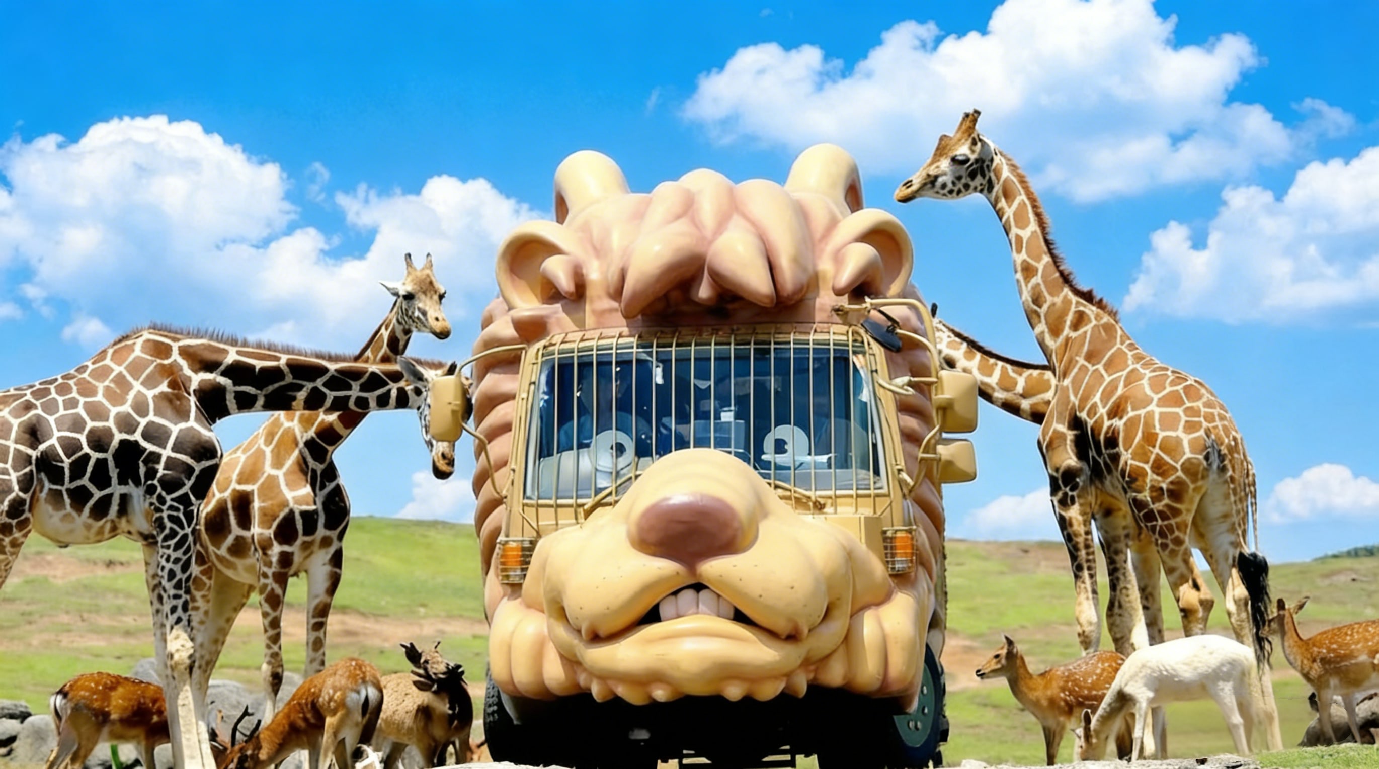 九州自然動物公園（African Safari），位於日本大分縣宇佐市安心院町，是日本大型野生動物園之一，佔地 115 公頃，有約 70 種、1400 只動物