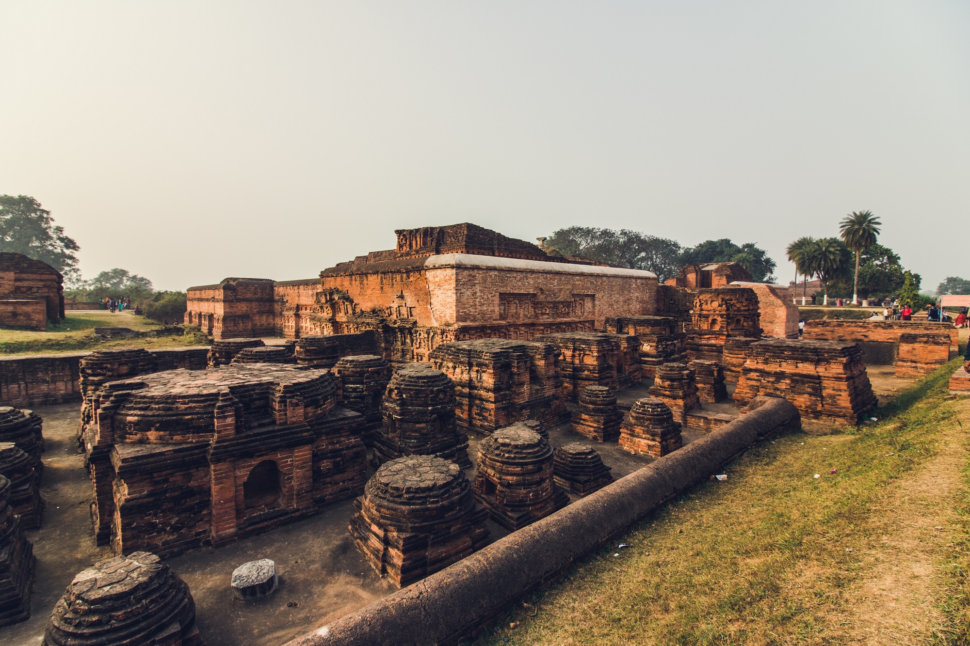 Ruins of Nalanda University.