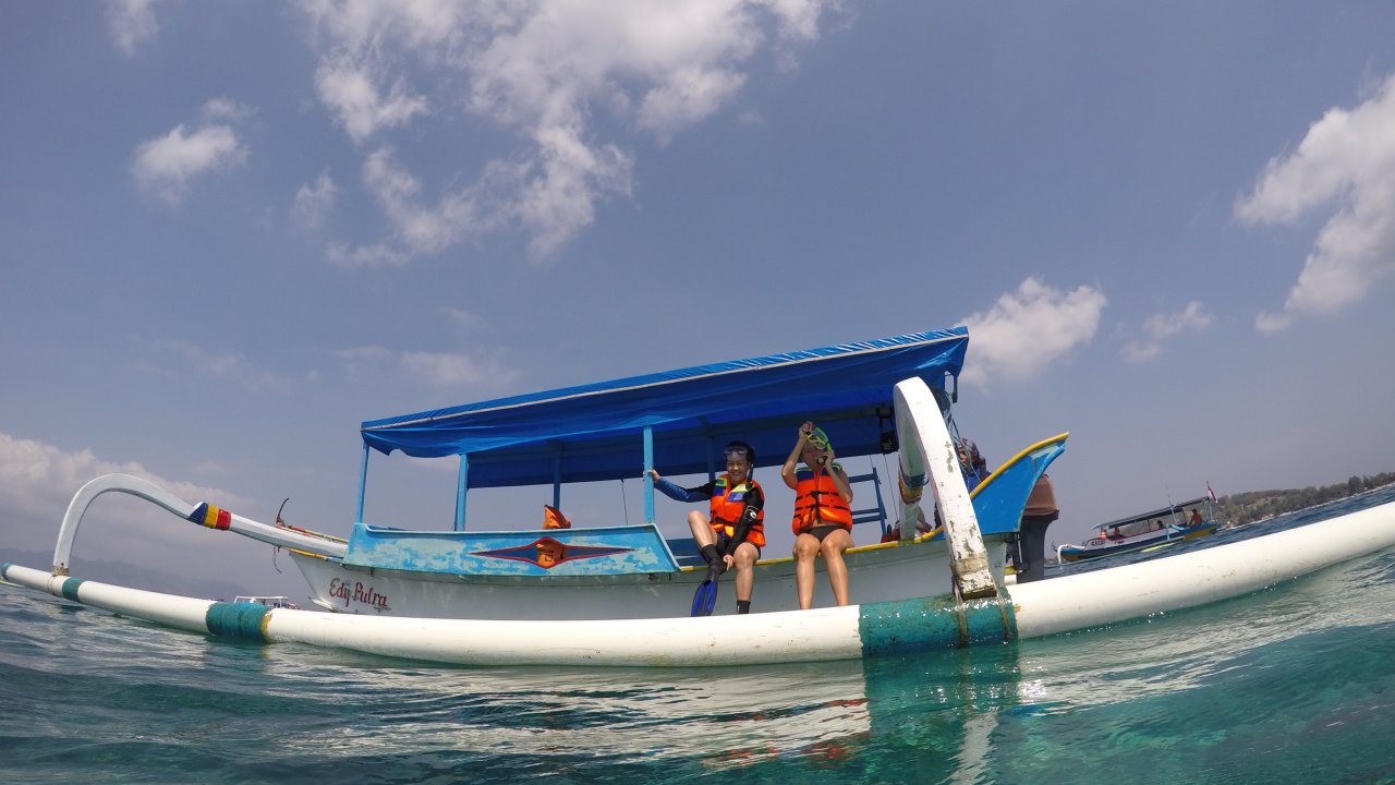 印尼龍目島Gili Trawangan＋Gili Meno＋Gili Air私人浮潛一日遊