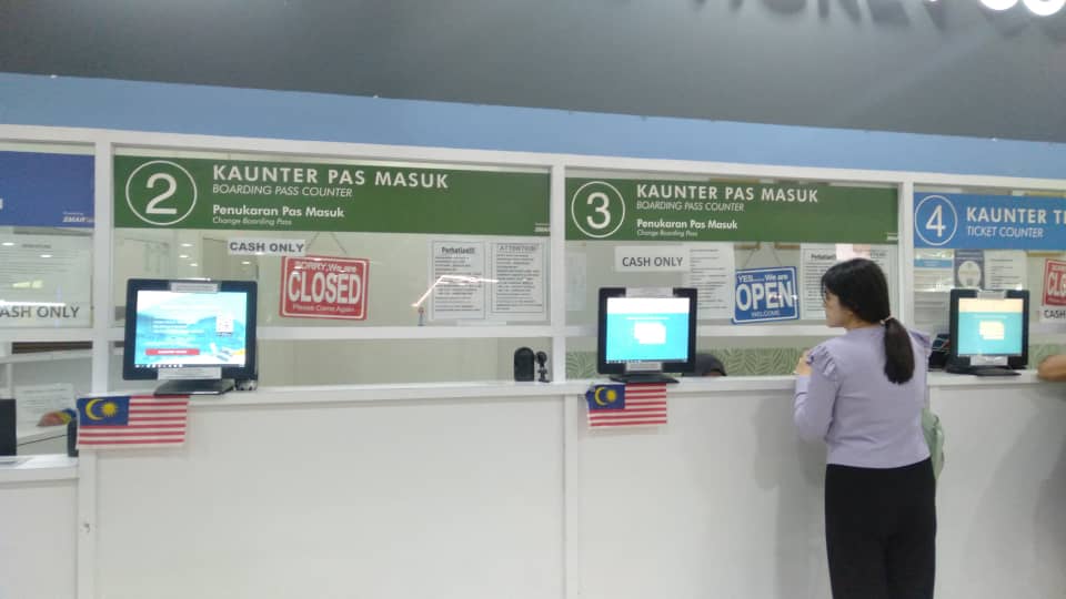 Amanjaya bus terminal counter