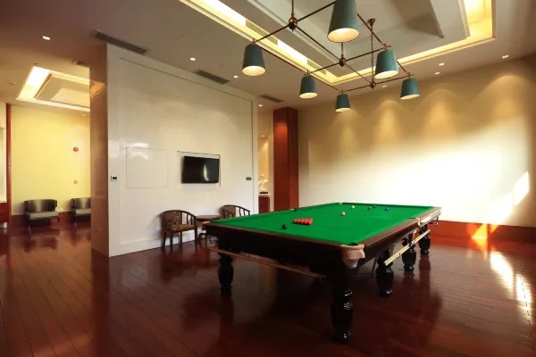 Hotel entertainment facilities display map