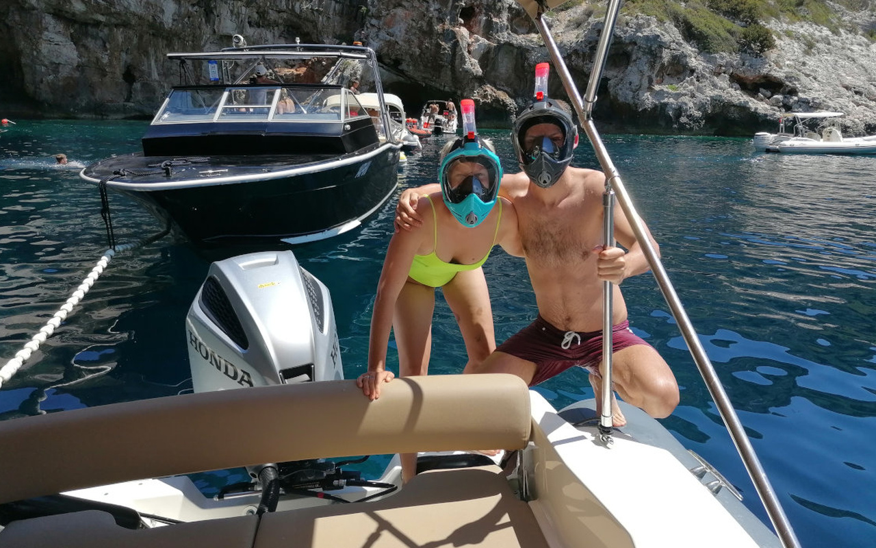 Start your adventure with a scenic speedboat ride across the Adriatic Sea