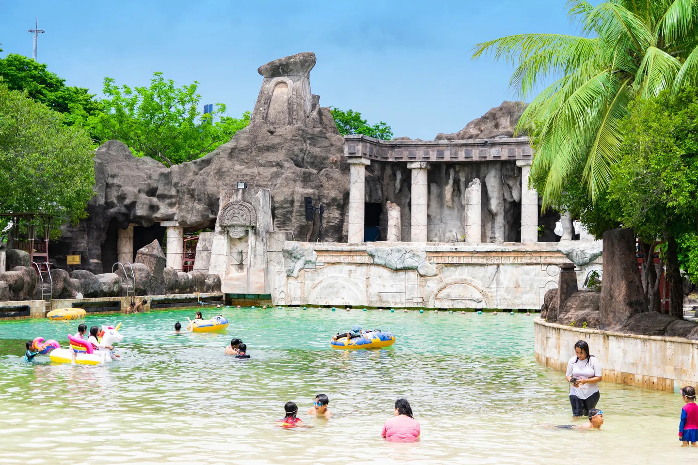 最受期待的設施之一,莫過於讓人彷彿置身海洋的造浪池 最受期待的設施之一,莫過於讓人彷彿置身海洋的造浪池