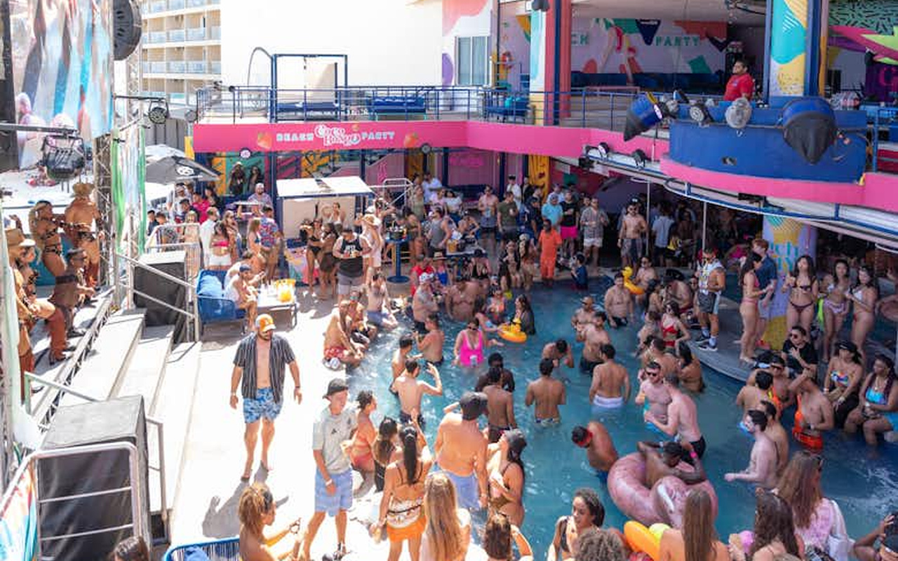 Feeling the rhythm, living the dream at Coco Bongo Cancun's beach bash