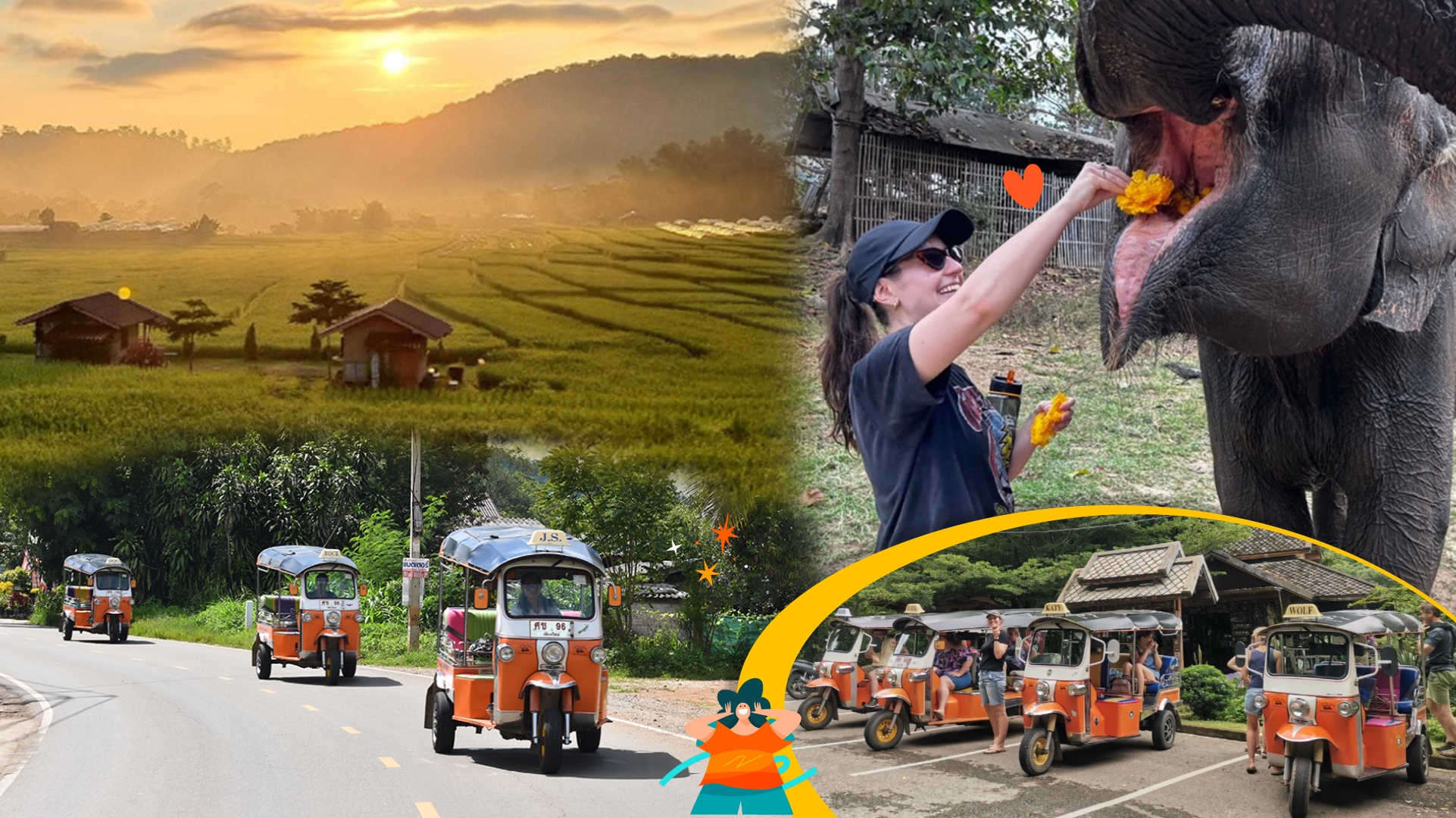 清邁 (Chiang Mai) 一日遊與嘟嘟車司機