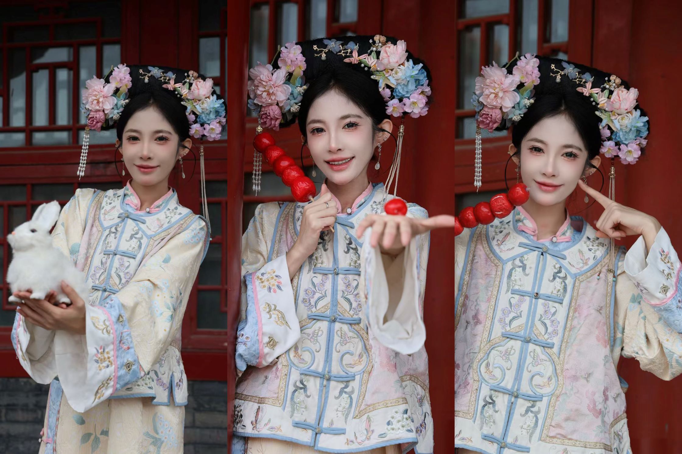 “手搭宮牆指尖微屈”“轉身讓裙襬輕揚”，連眼神方向都細心提醒，小白也能拍出自然靈動的大片