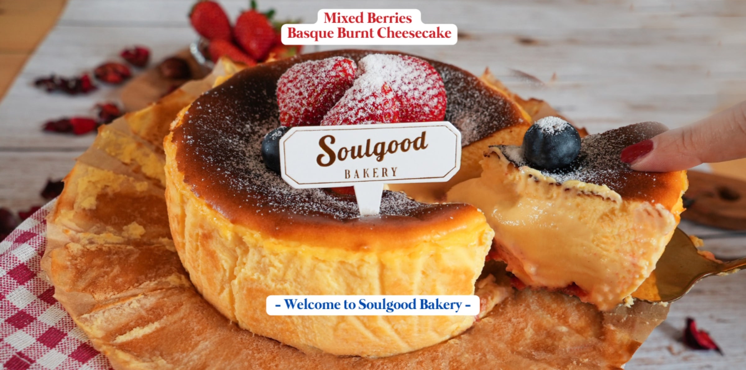 Soulgood Bakery | Basque Burnt Cheesecake | Cash Voucher | Instant Usage