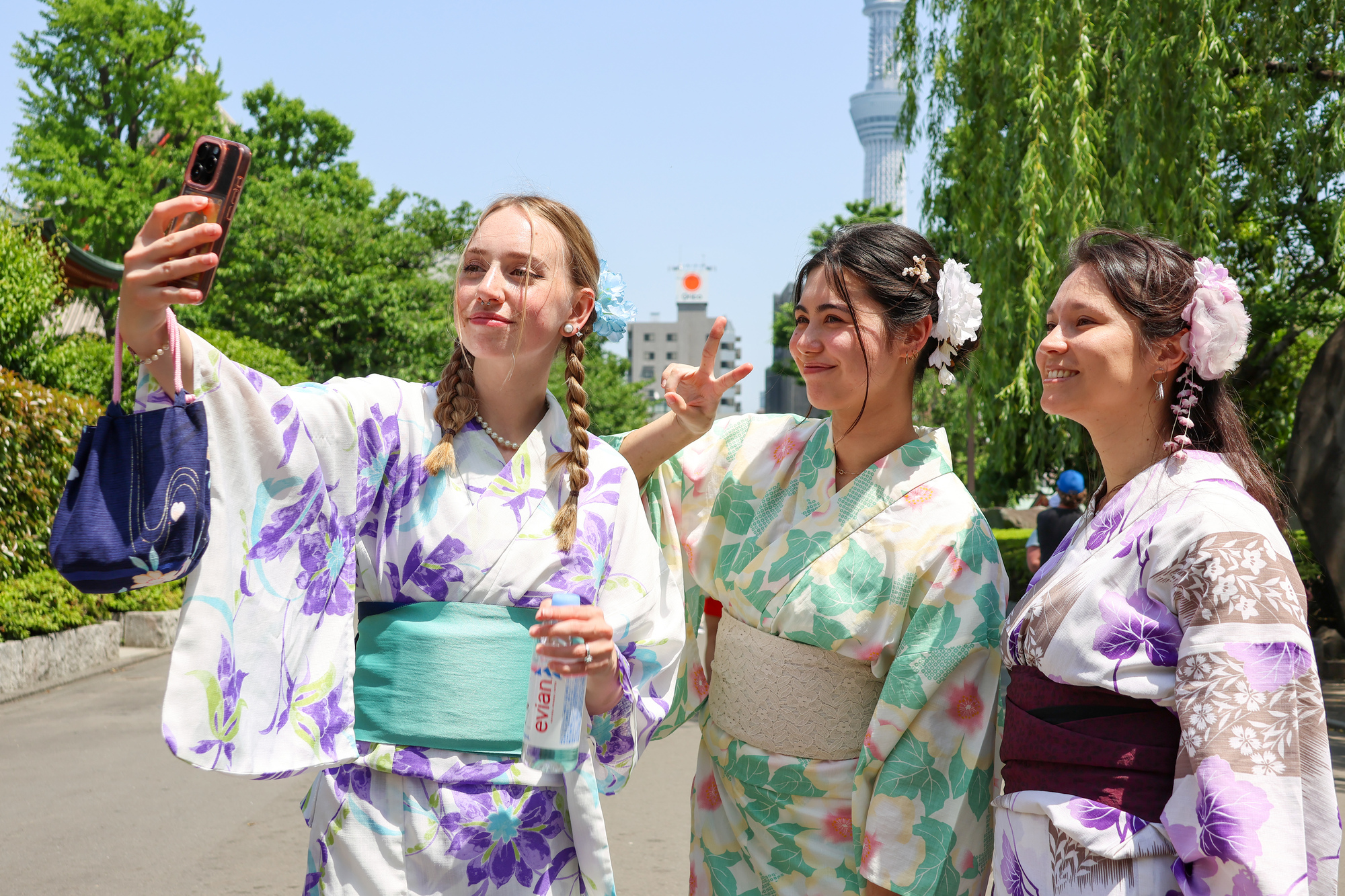 Explore Asakusa Traditions and Food in a Kimono