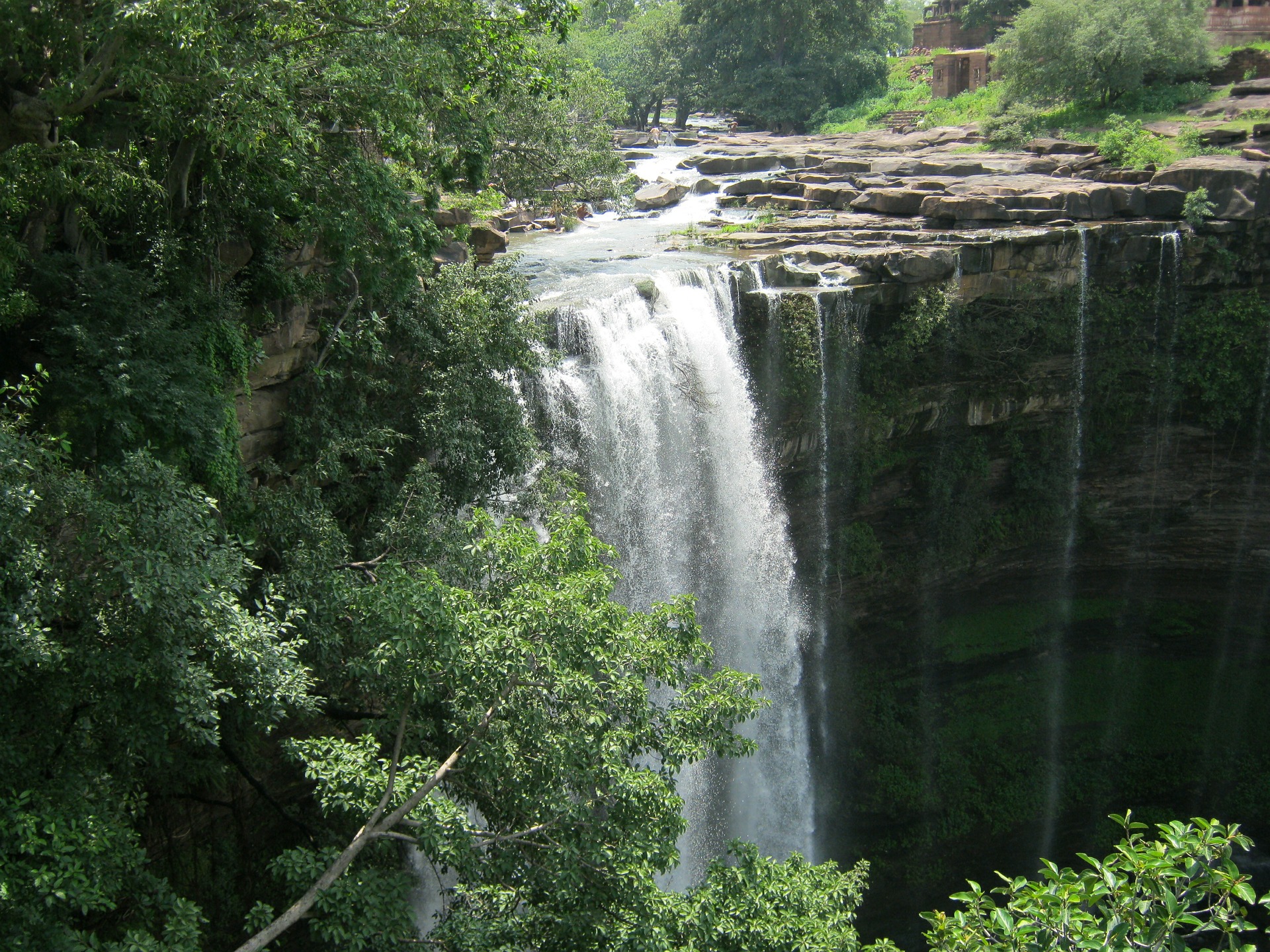 Waterfall in Rainy Season at Mount Abu.