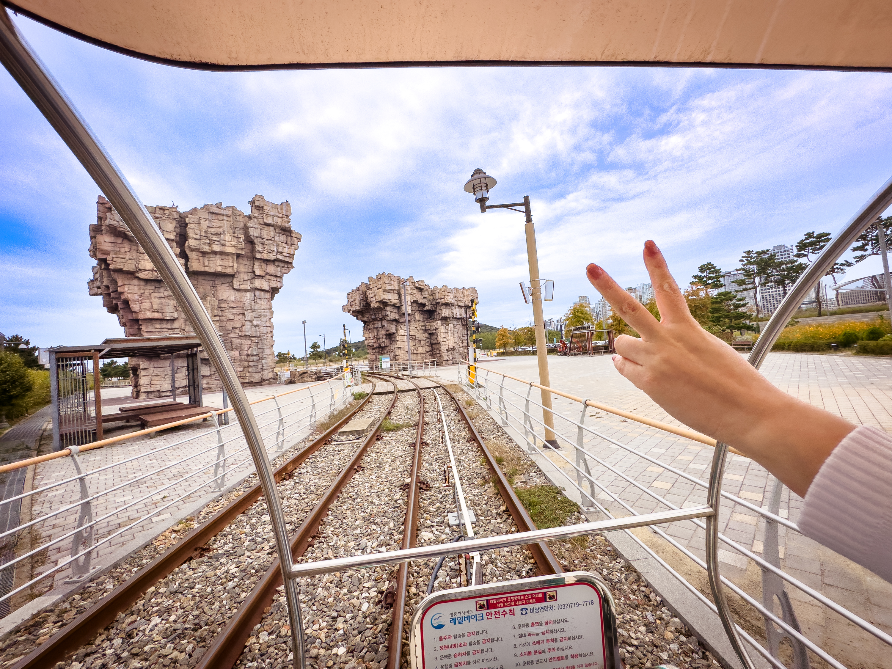 仁川永宗島海邊鐵路自行車