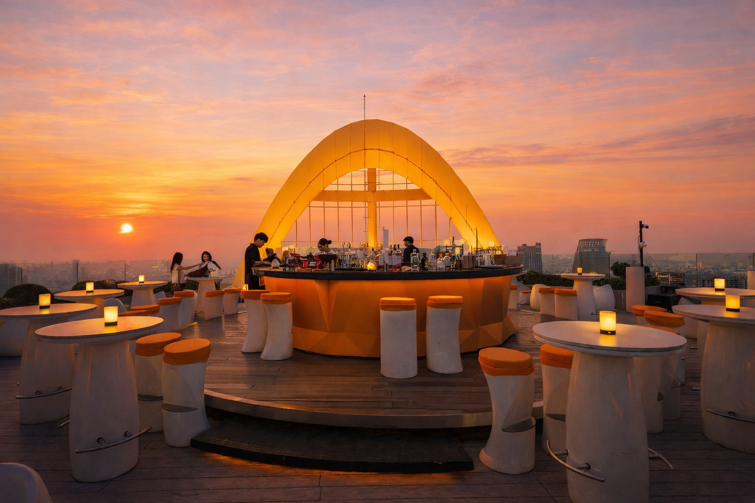 CRU Champagne Bar 59th Floor, Centara Grand at CentralWorld