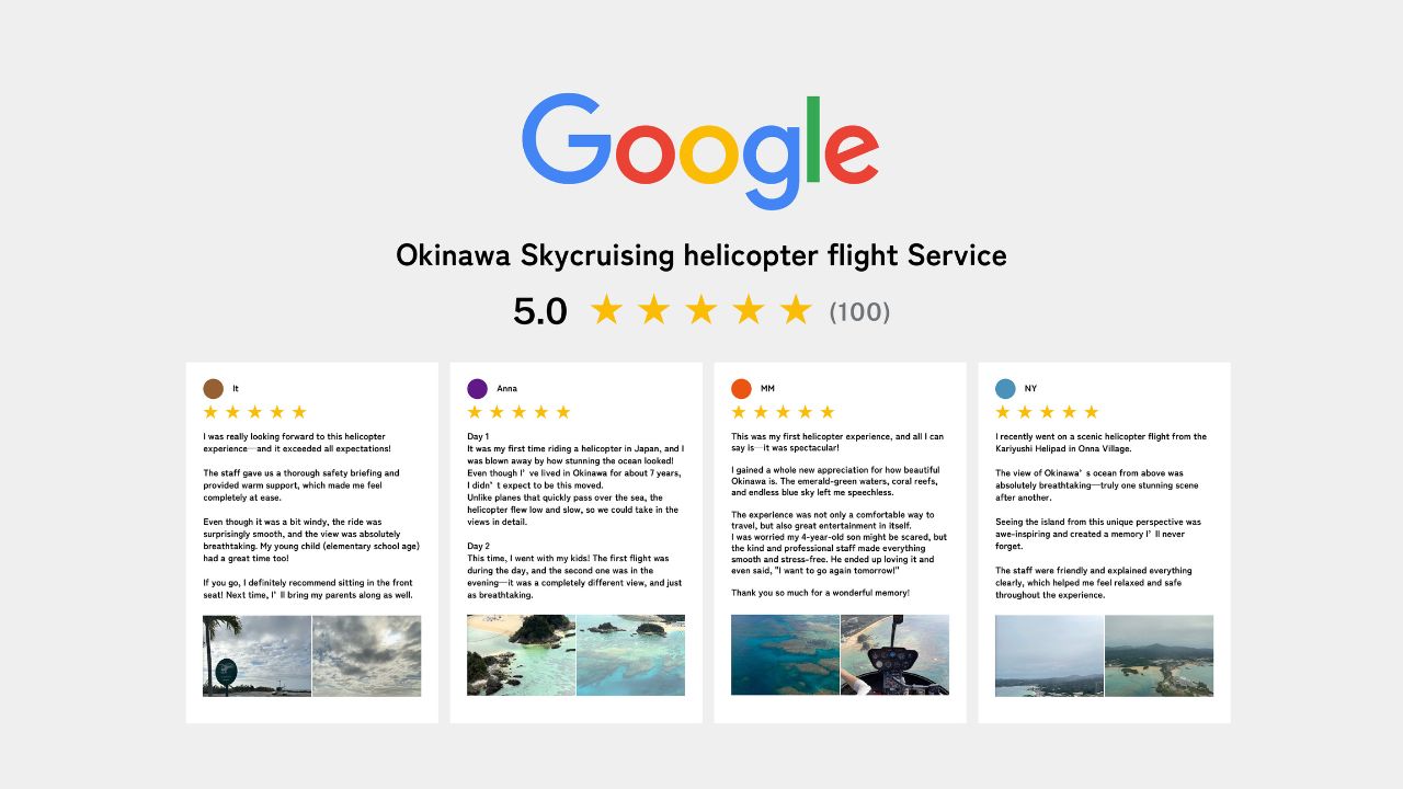 Okinawa: Helicopter Tour Experience