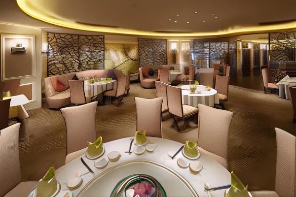 Hotel restaurant environment display map