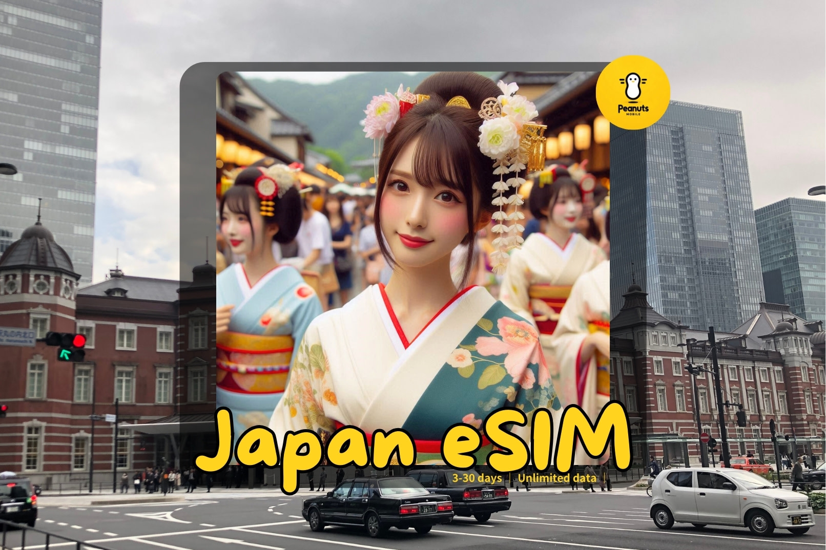 JP Softbank eSIM | Budget | Flexible Data  Duration | Email Deliver