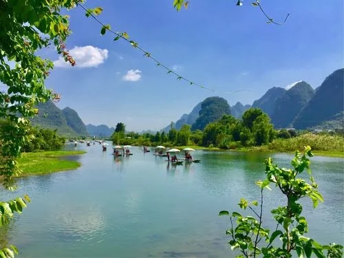 桂林出發陽朔 遇龍河 遇龍橋 月亮山私人導覽1日遊