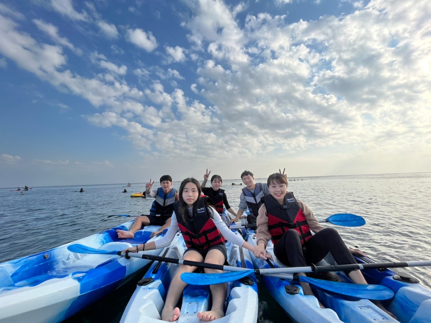 Blue and white water club - Xiaoliuqiu SUP/canoe experience (free air photo)