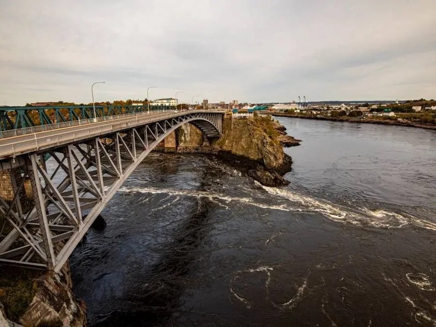 Capture stunning views from the Reversing Falls Bridge