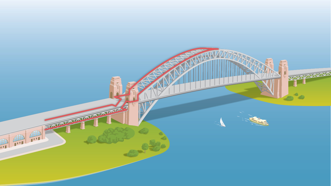 Bridge Climb Route
