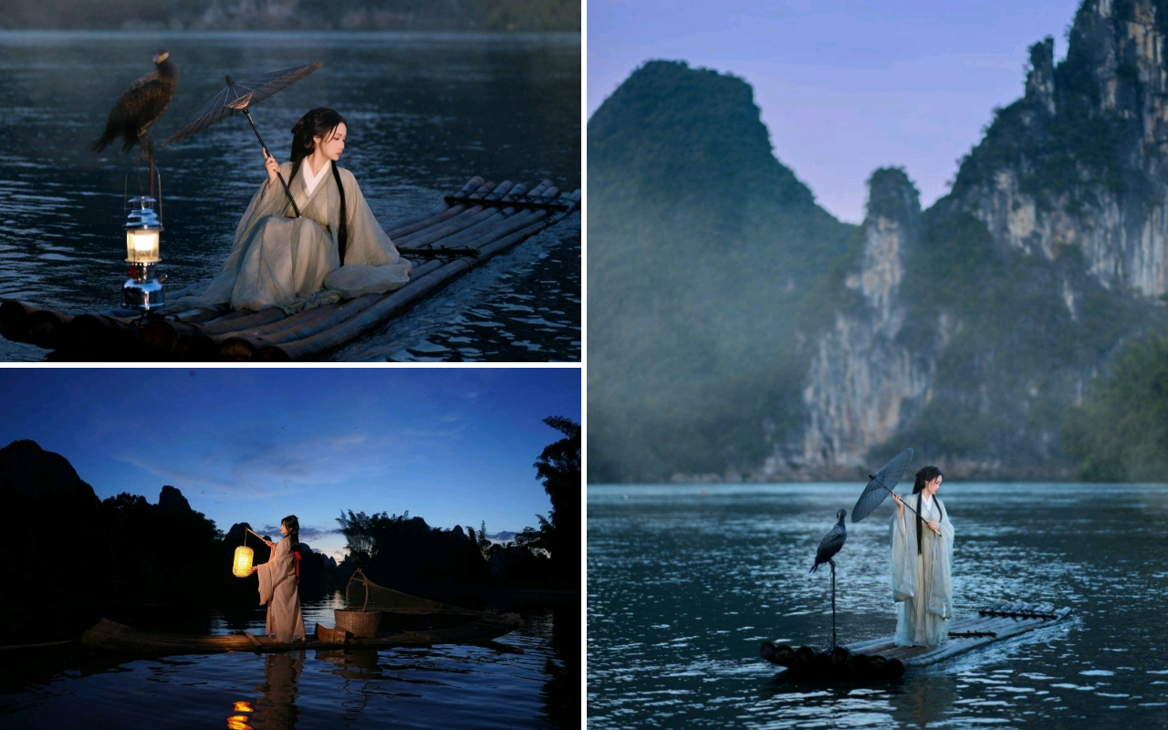 Guilin Yangshuo Hanfu Photography Experience (Hanfu rental + optional photographer location shooting experience + exquisite and diverse costumes + high-quality service + high-quality costumes)
