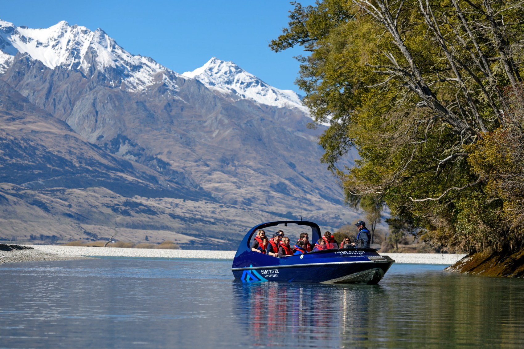紐西蘭達特河（Dart River）噴射快艇體驗 & 荒野冒險之旅