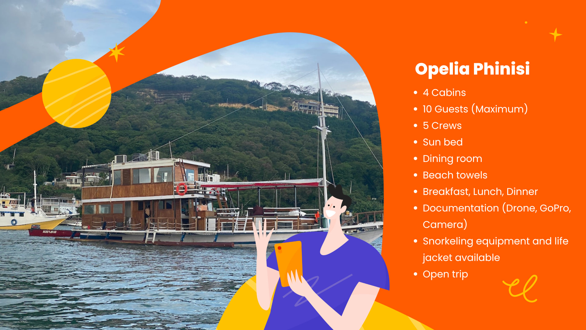 Ophelia Phinisi Sailing 科莫多島船宿之旅 拉布安巴佐