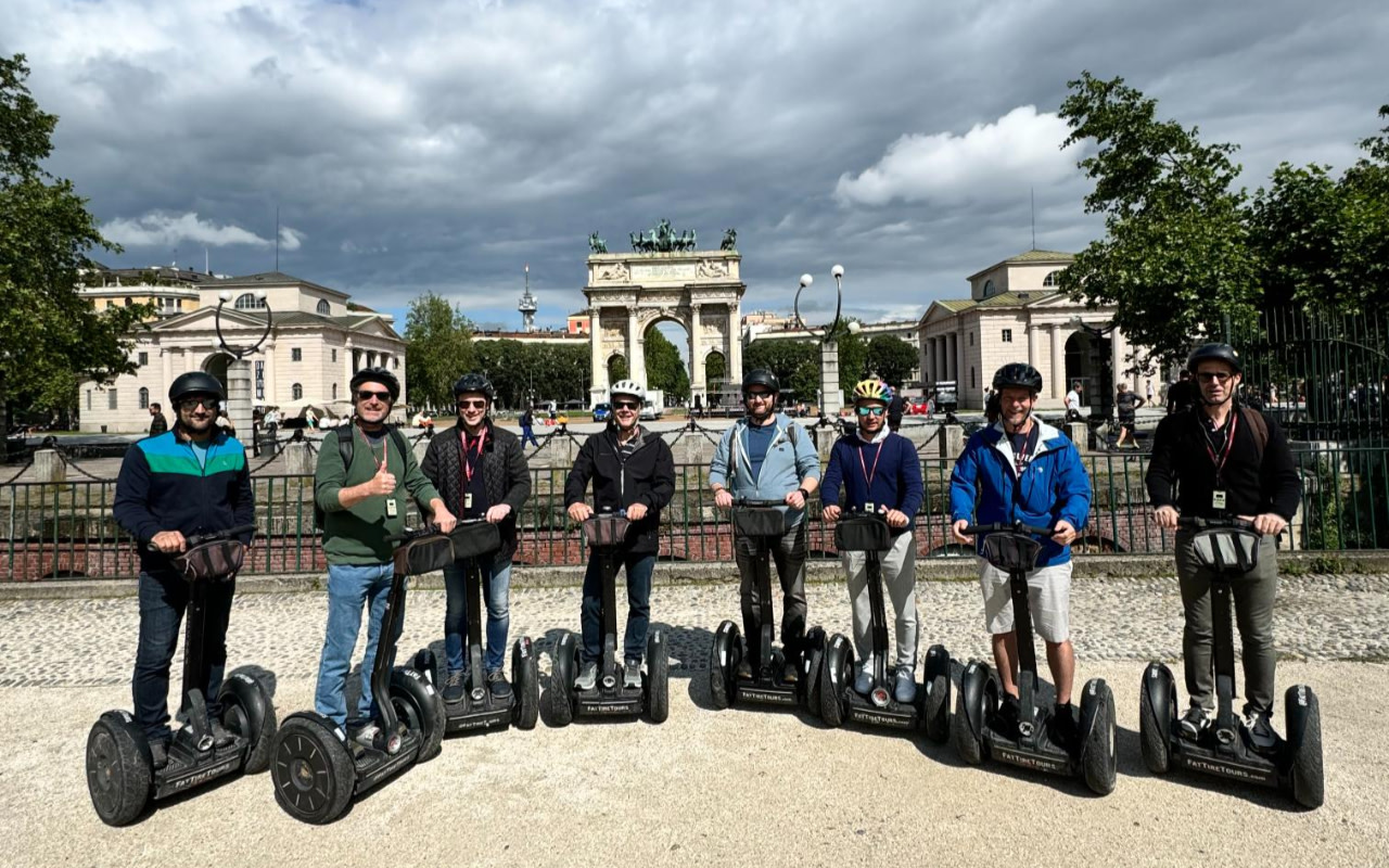 Milan highlights small group segway tour