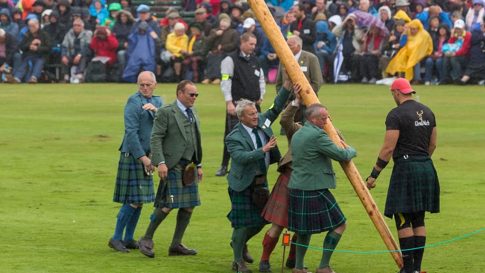 Feel the power of tradition with iconic caber tossing at Highland Games