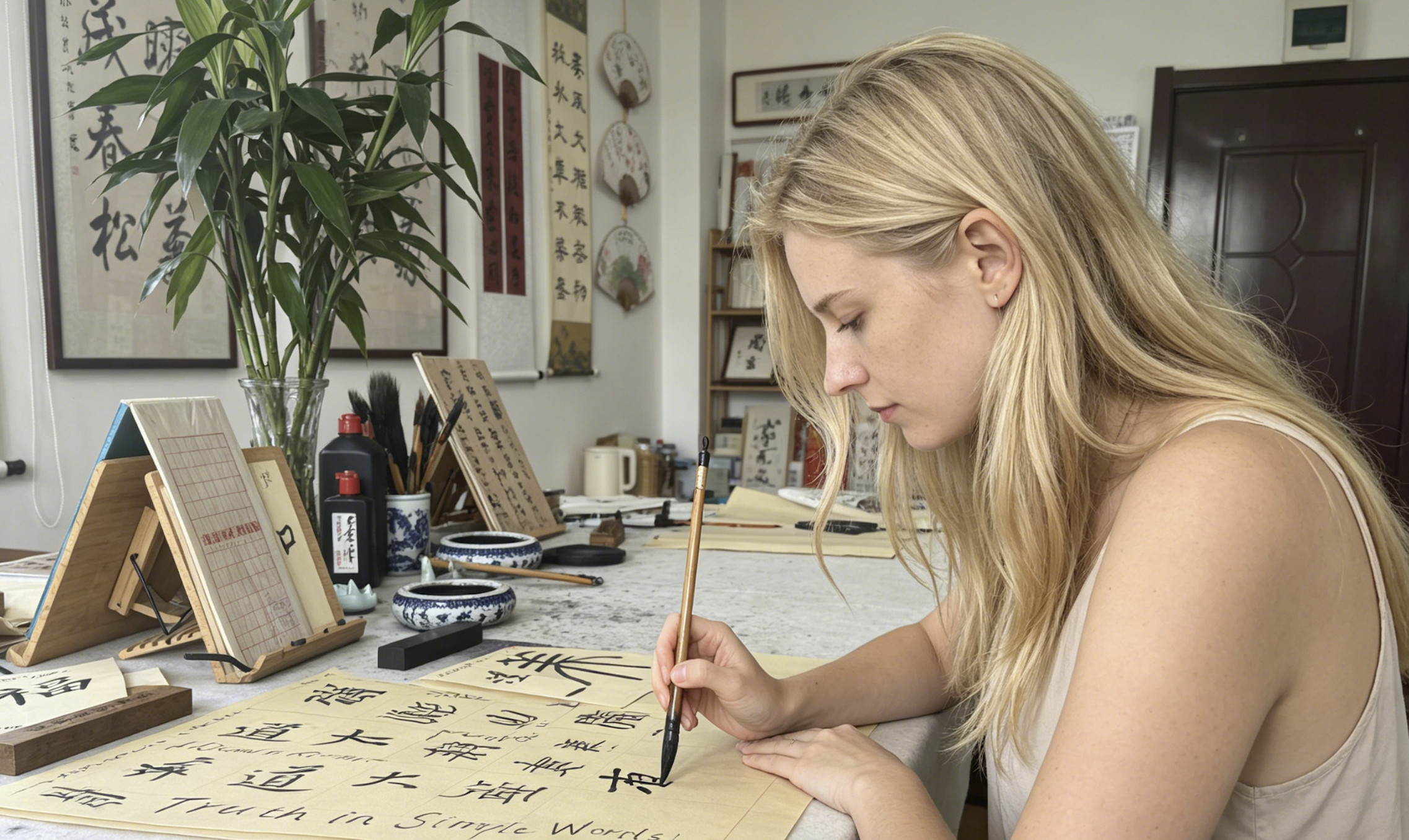 Calligraphy Experience in Beijing Hutongs | Yanyuan Calligraphy