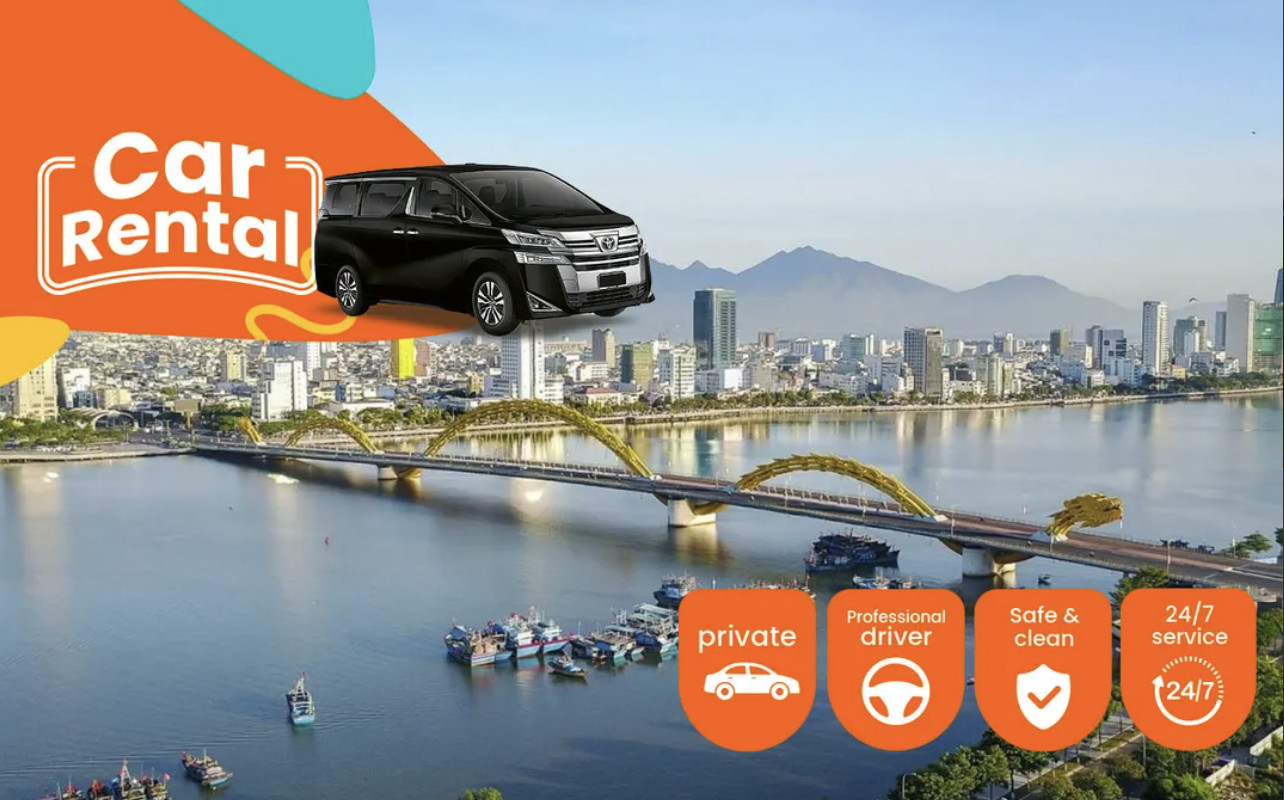 Da Nang Private Car Charter with Driver: 4-8-12 Hours