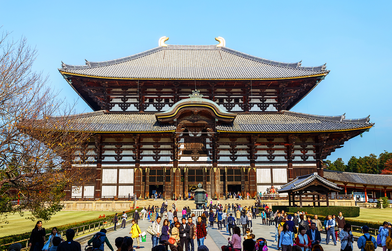 京都+奈良+清水寺區域-和服體驗+八坂神社+伏見稻荷大社+奈良公園-看鹿和楓葉的奈良公園+東大寺