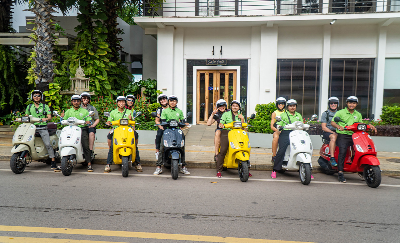 暹粒市（Siem Reap）早市 Vespa 美食之旅