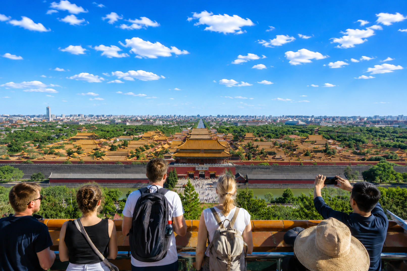 Beijing Jingshan Park Half-Day Tour with Imperial Palace Views