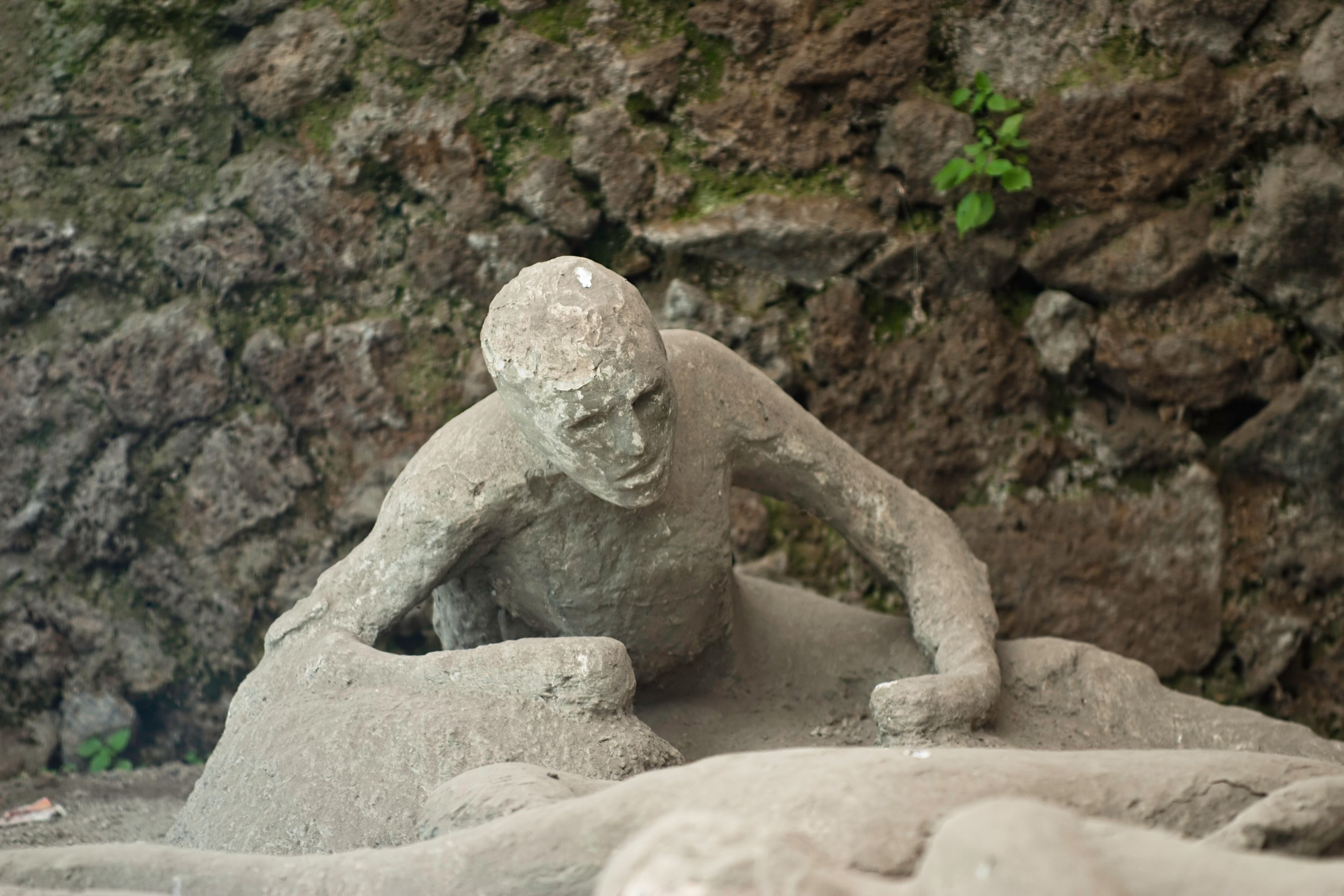 Witness Pompeii’s eerie stone figures, preserved by volcanic ash for centuries