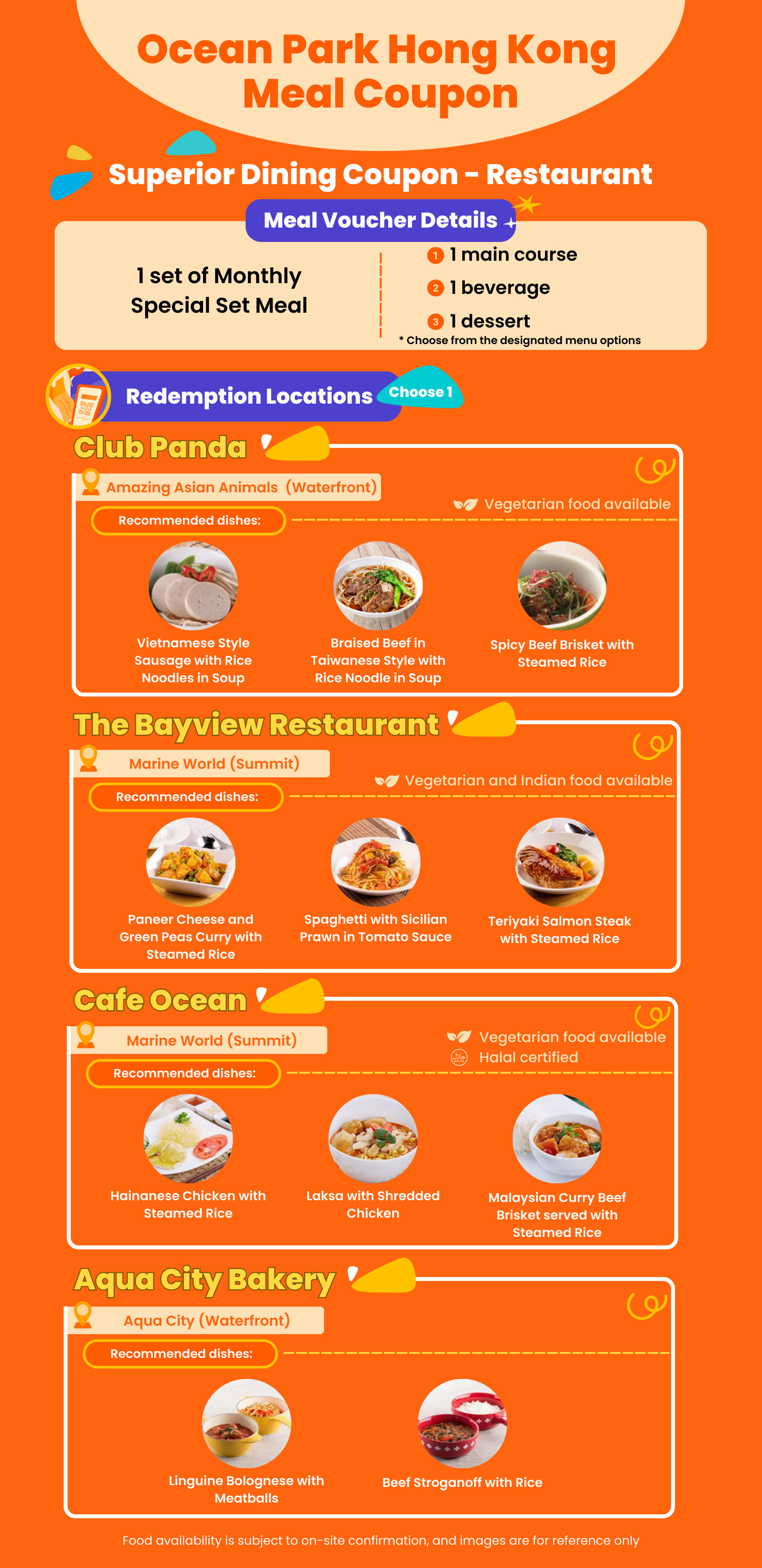 Superior dining coupon (for restaurants)