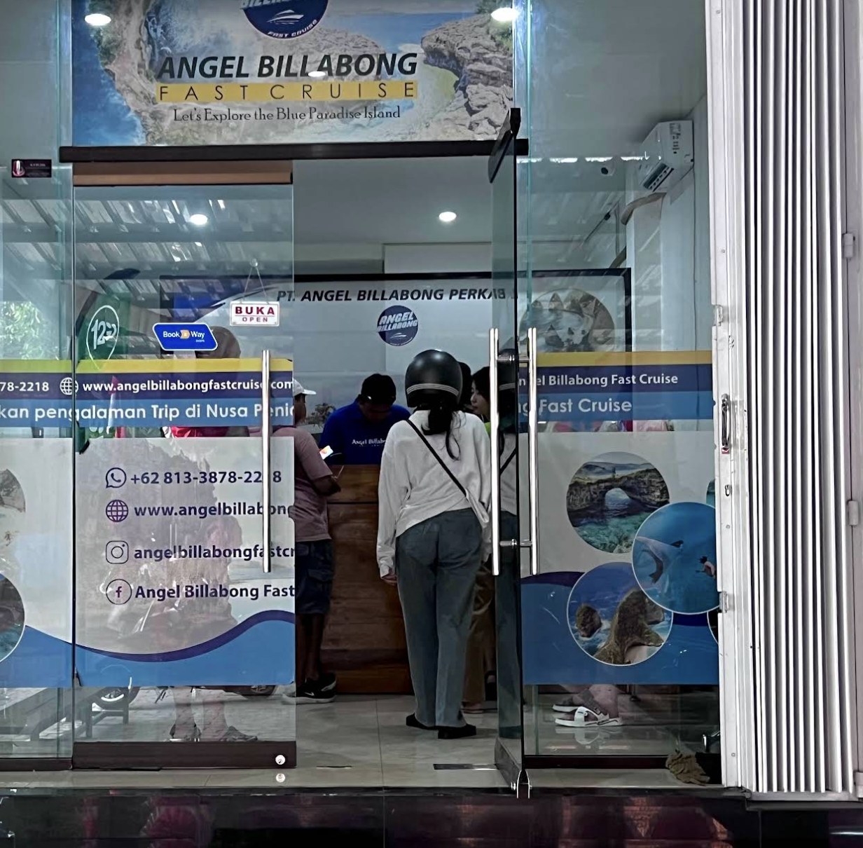 Panca Pandawa redemption counter in Sanur