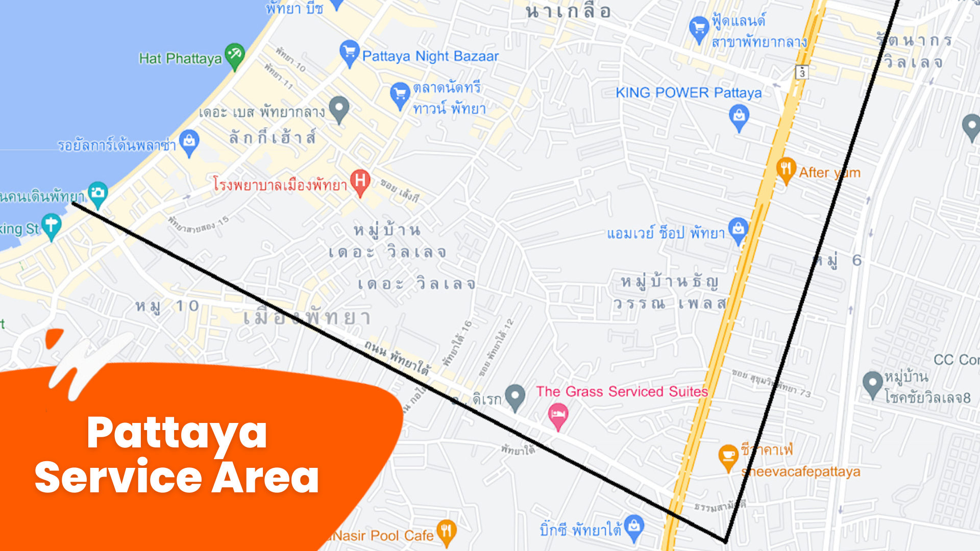pattaya service area