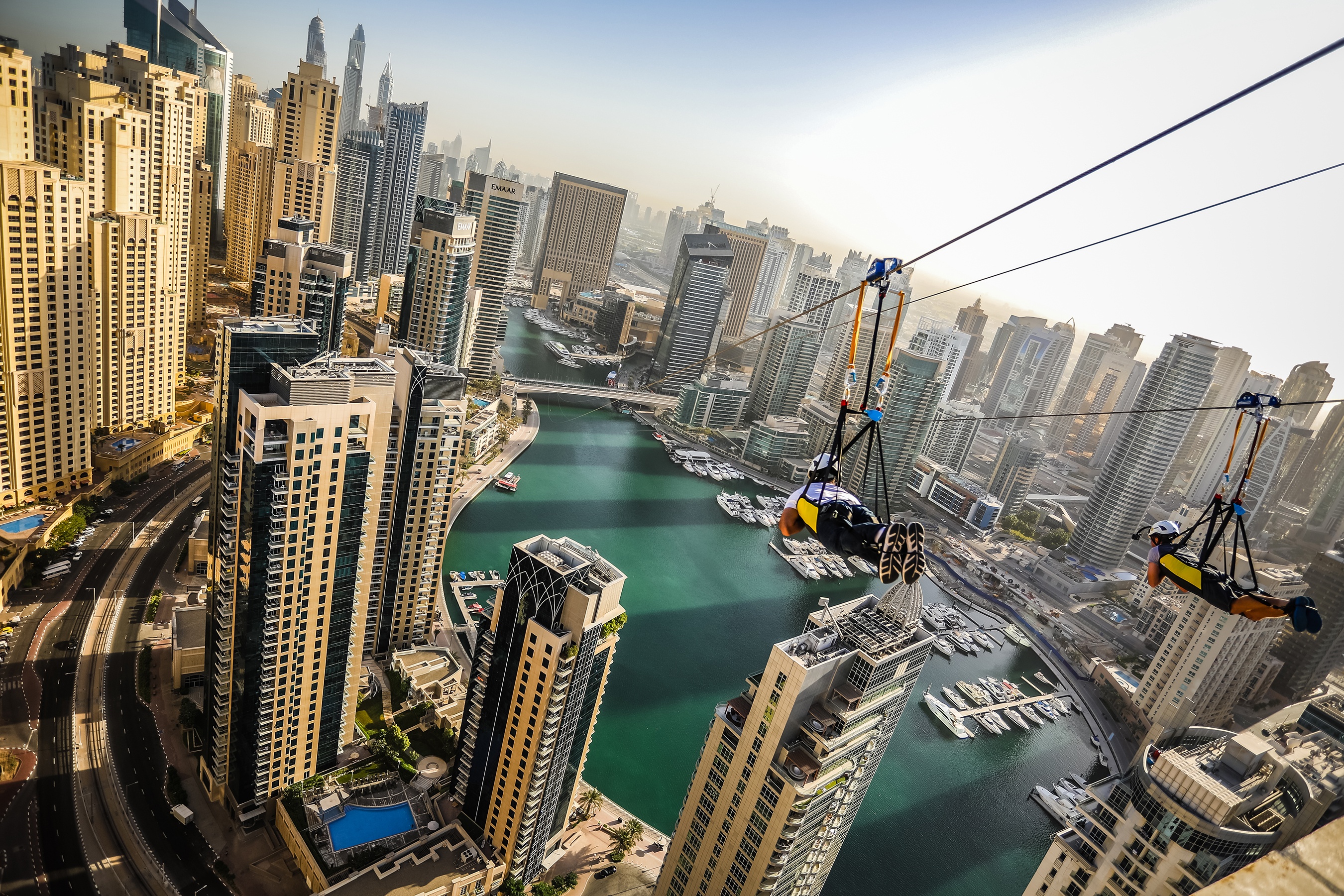 Zipline Experience at XLine Dubai Marina- The Longest Urban Zipline