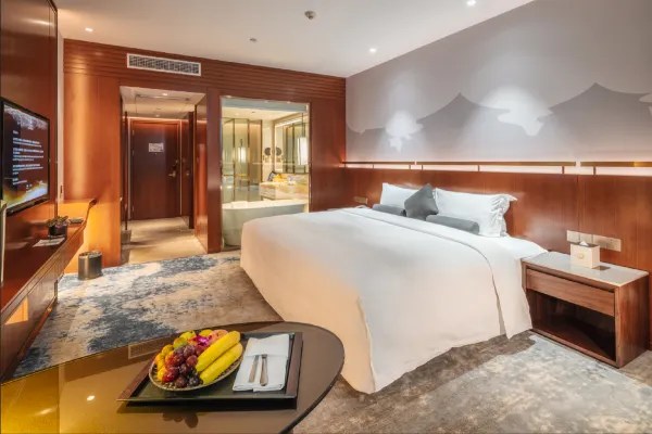 Hotel room environment display map